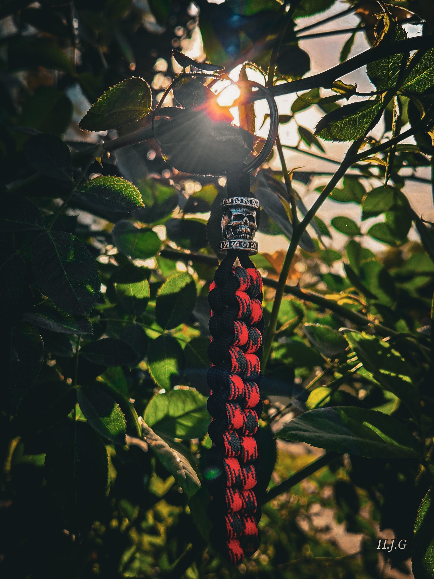 Box Knot Paracord Keychain