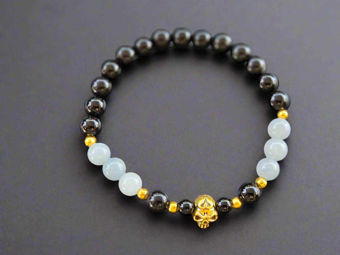 Skull healing bracelet