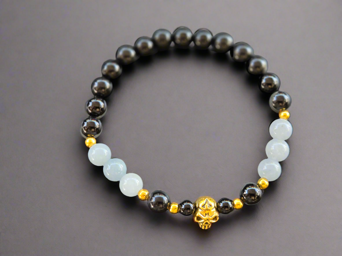 Skull healing bracelet