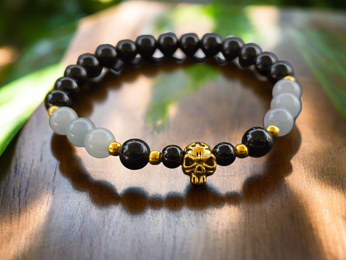 Skull healing bracelet