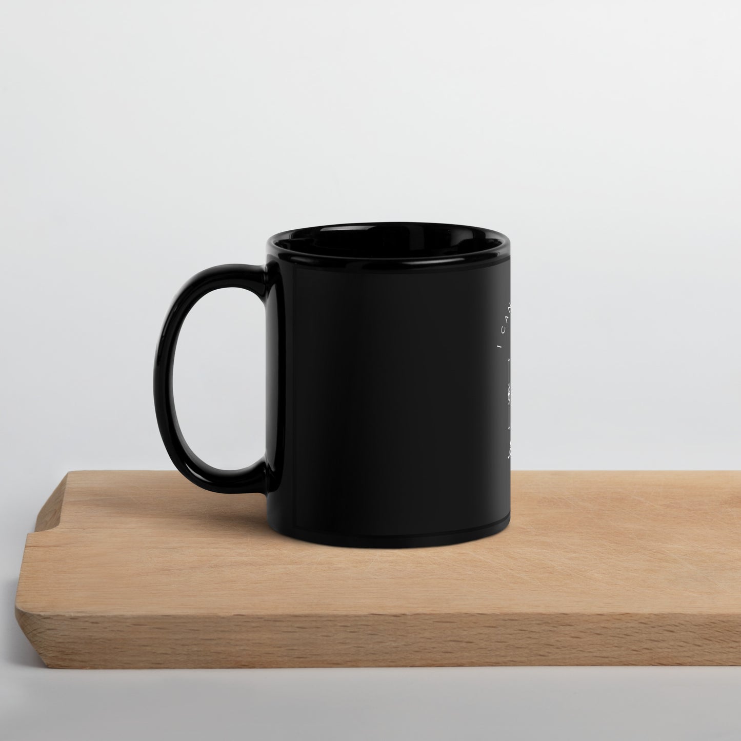 Black Glossy Mug Philippians 4:13