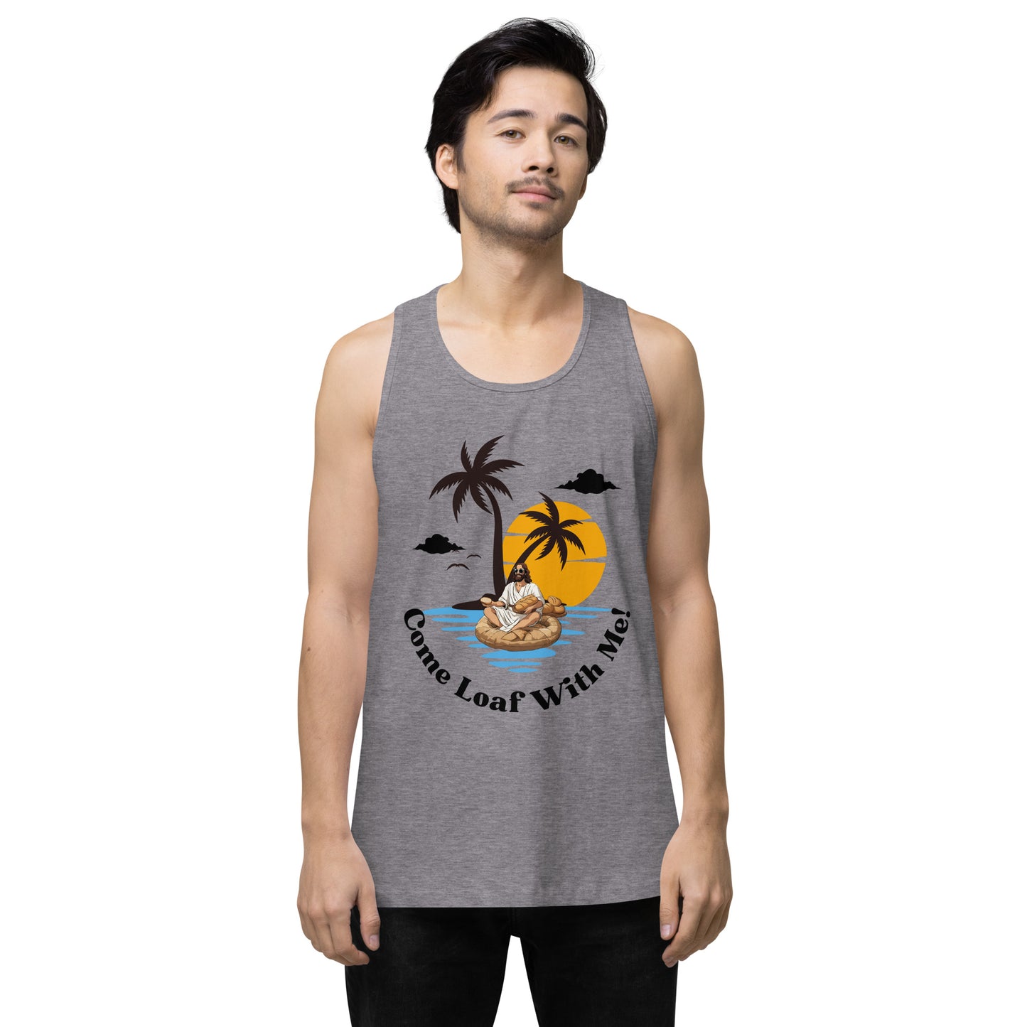 Men’s premium tank top Come Loaf With Me