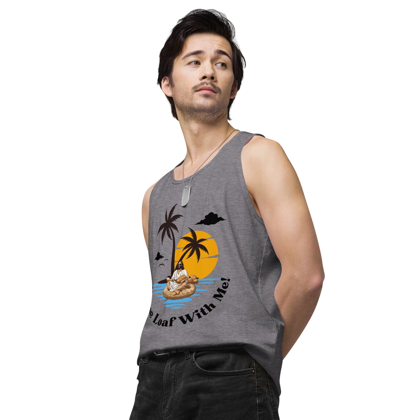 Men’s premium tank top Come Loaf With Me