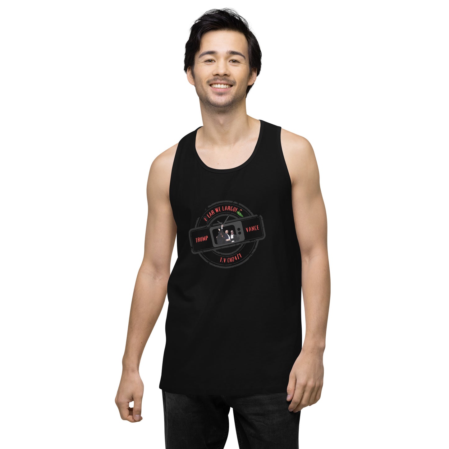 Men’s premium tank top EarWeLargo