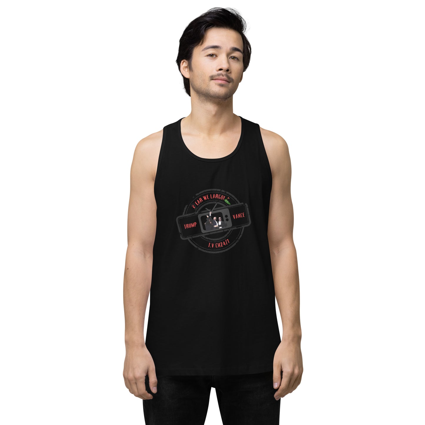 Men’s premium tank top EarWeLargo