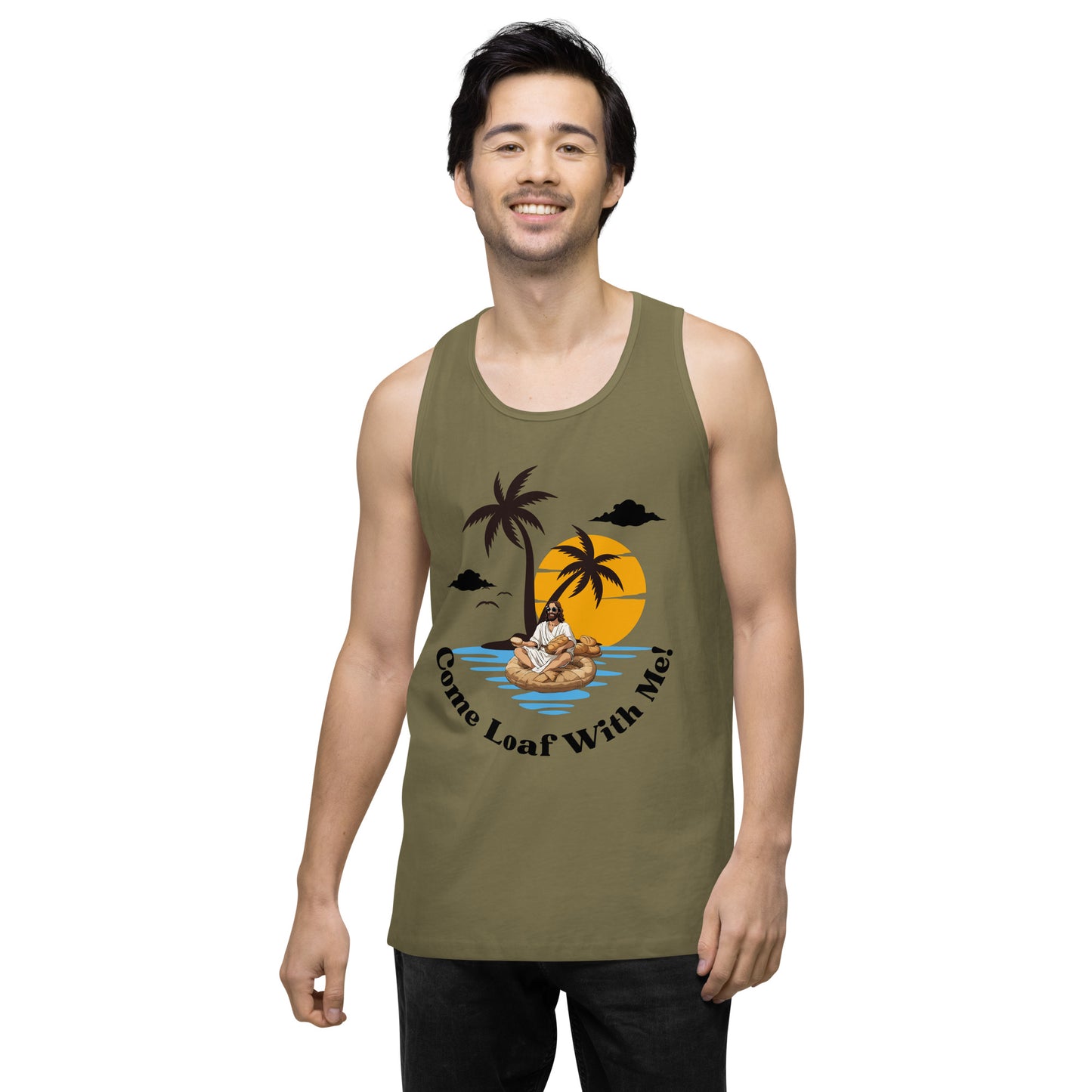 Men’s premium tank top Come Loaf With Me