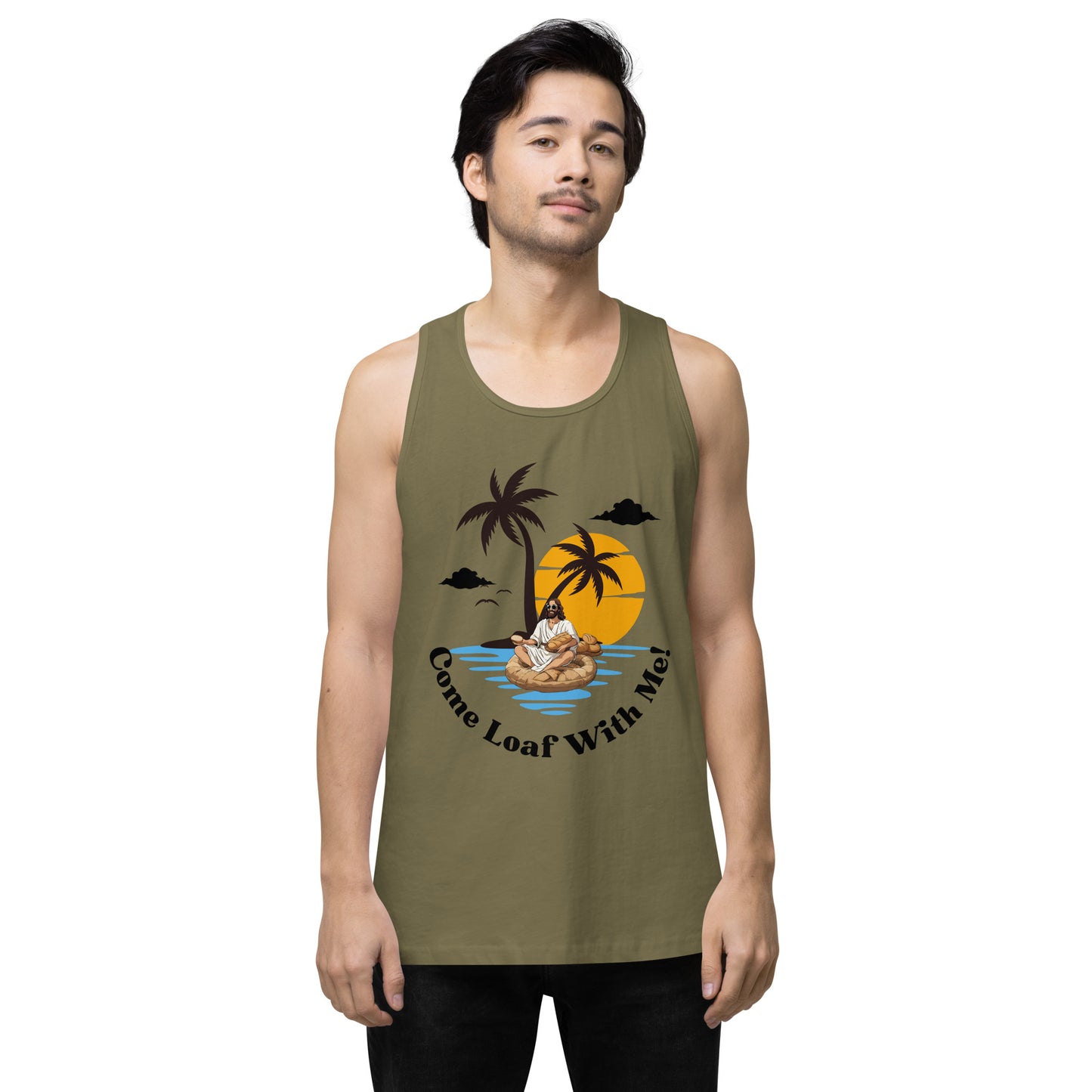 Men’s premium tank top Come Loaf With Me