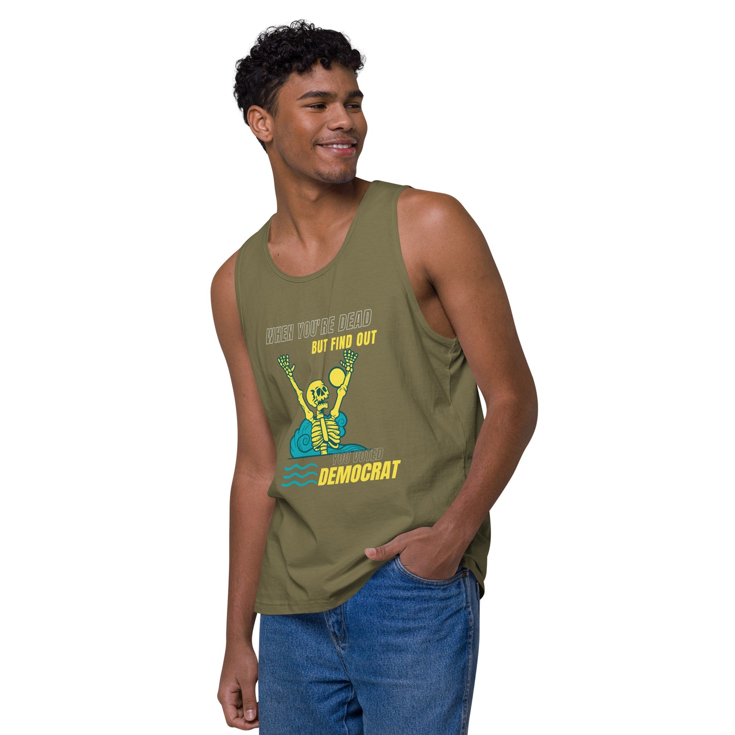 Men’s premium tank top voted