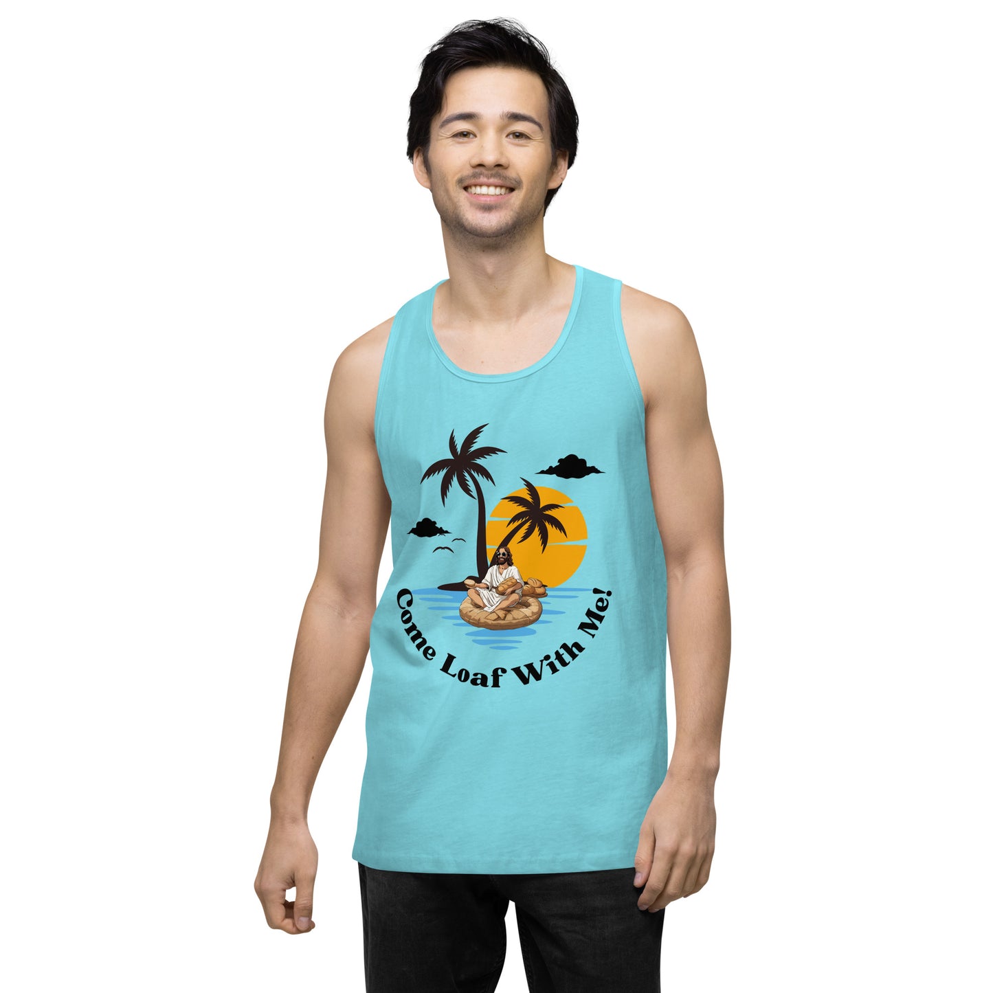 Men’s premium tank top Come Loaf With Me