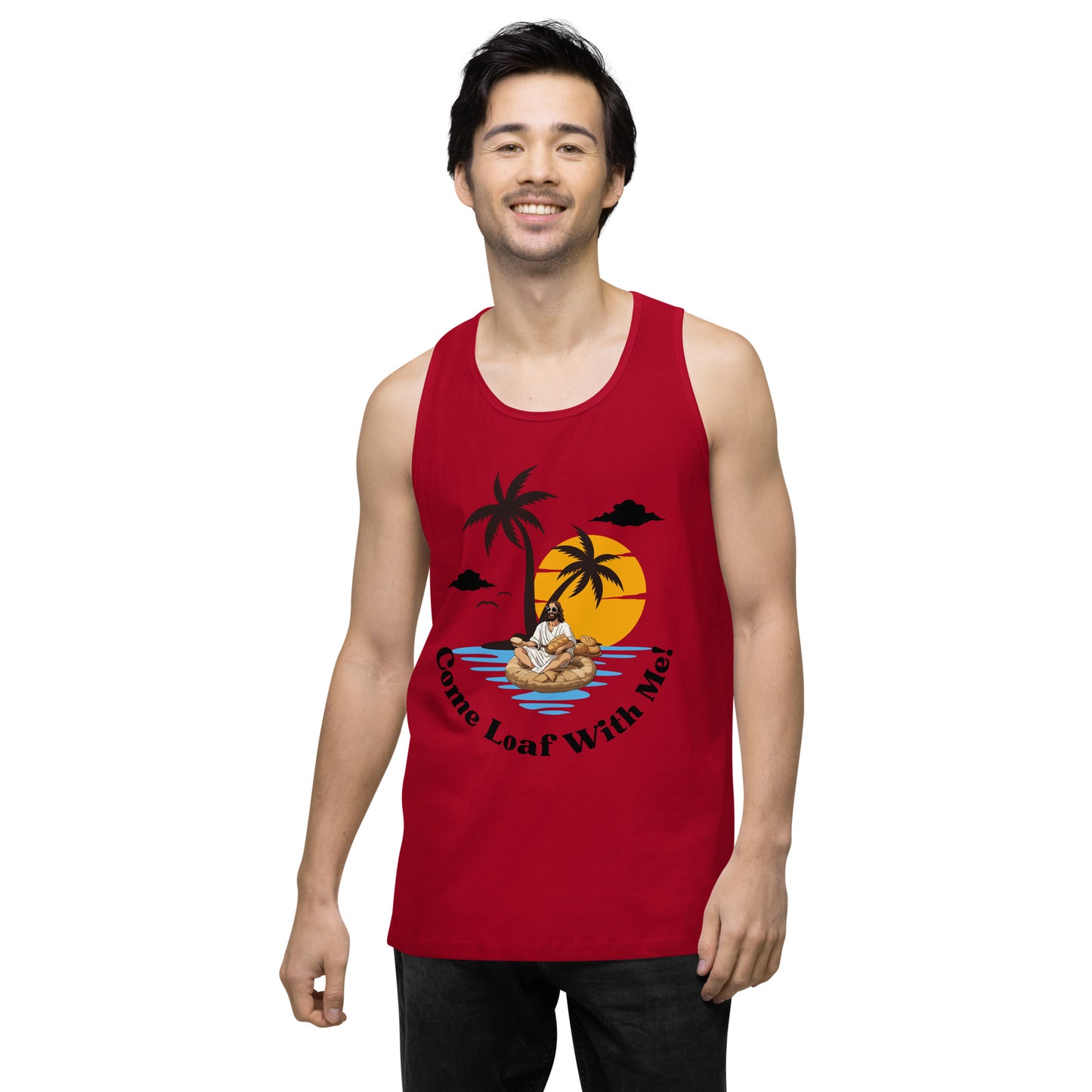 Men’s premium tank top Come Loaf With Me