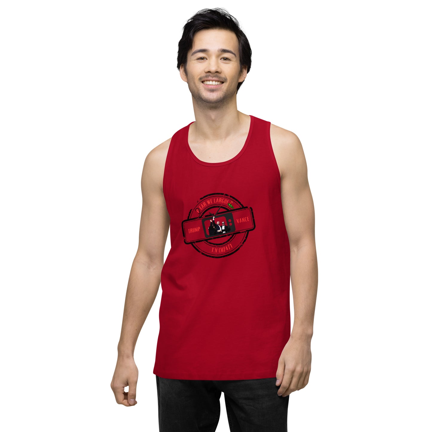 Men’s premium tank top EarWeLargo