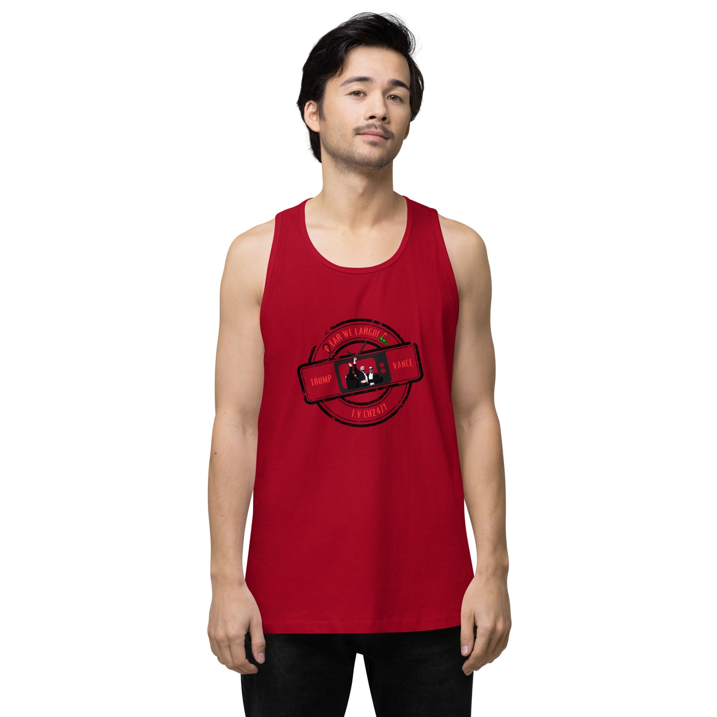 Men’s premium tank top EarWeLargo