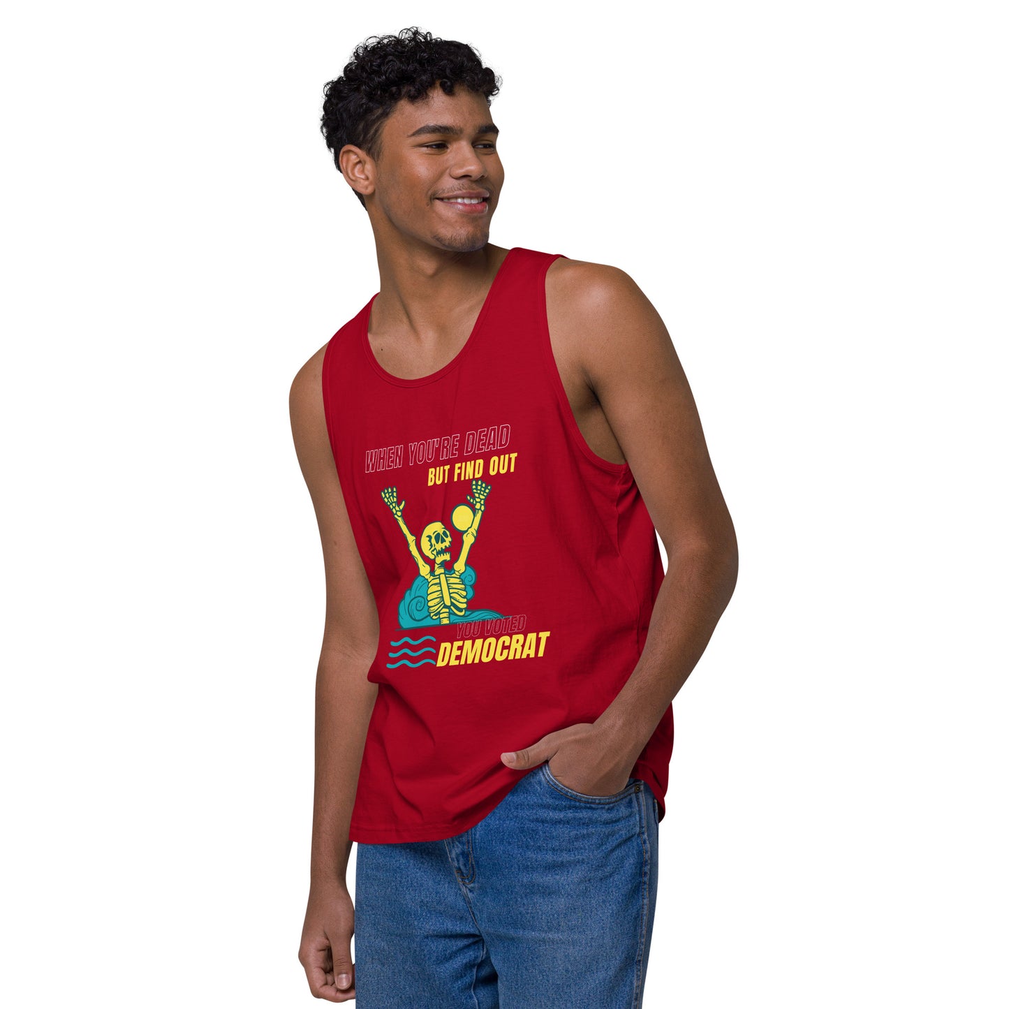 Men’s premium tank top voted