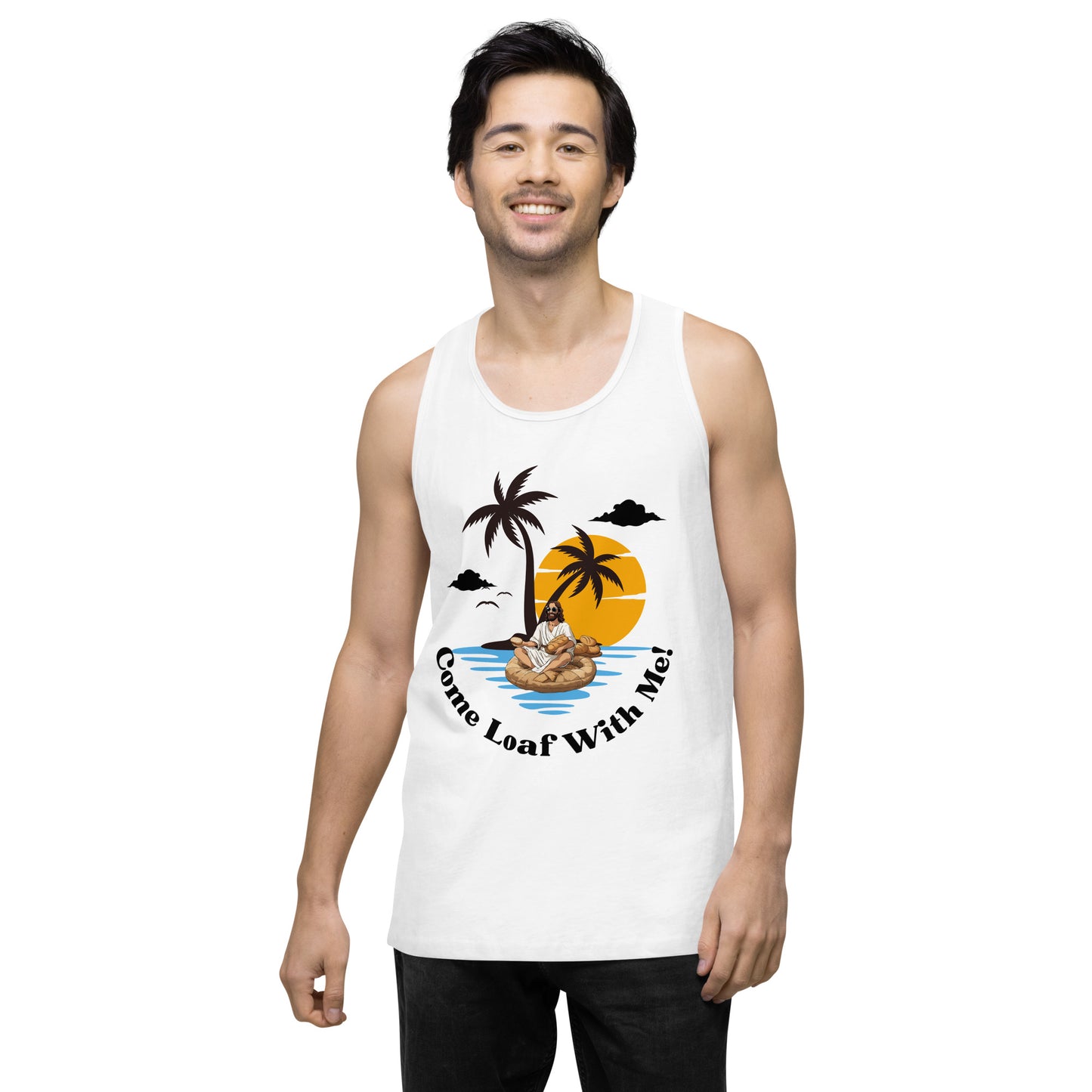 Men’s premium tank top Come Loaf With Me