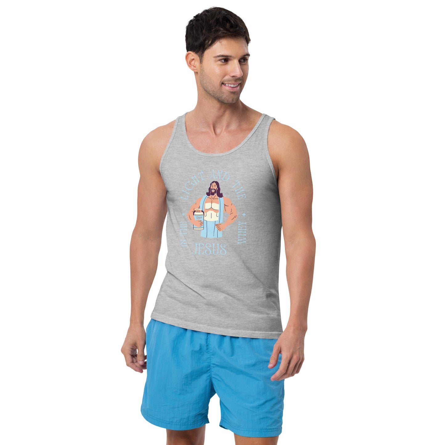 Unisex Tank Top Jesus is the light and the Whey