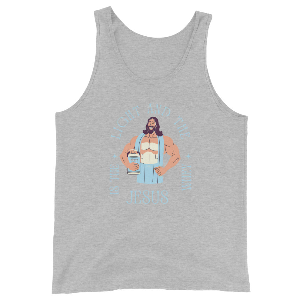 Unisex Tank Top Jesus is the light and the Whey