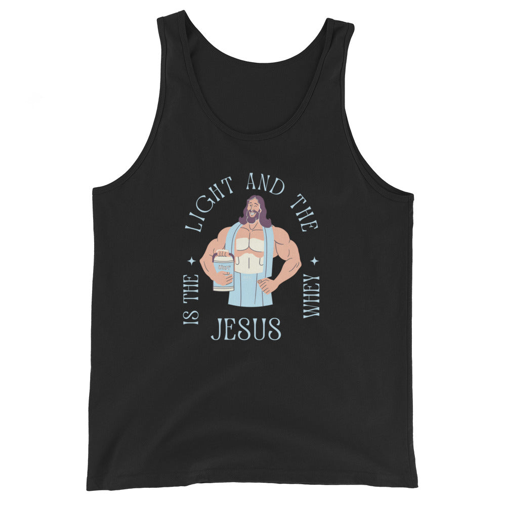 Unisex Tank Top Jesus is the light and the Whey