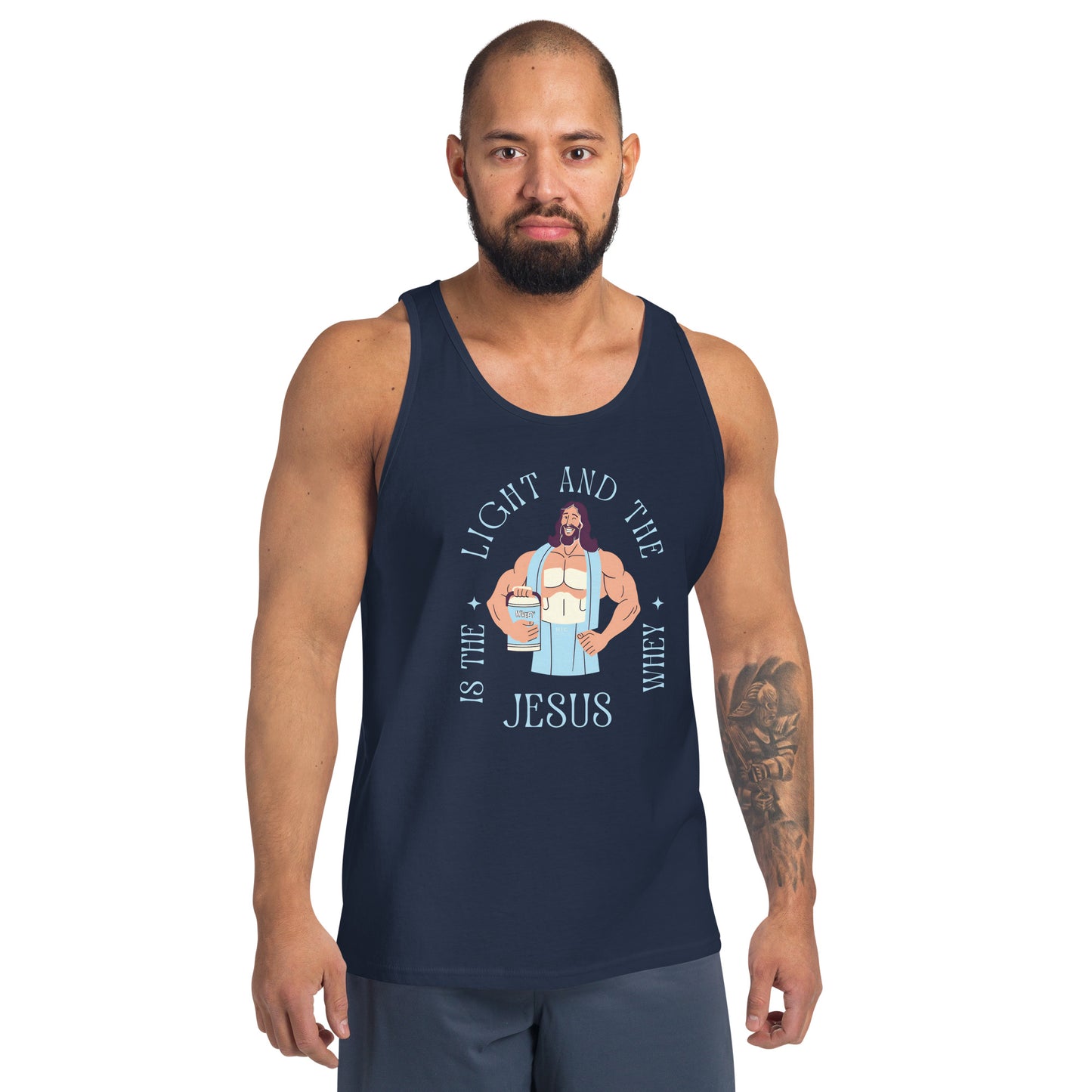 Unisex Tank Top Jesus is the light and the Whey