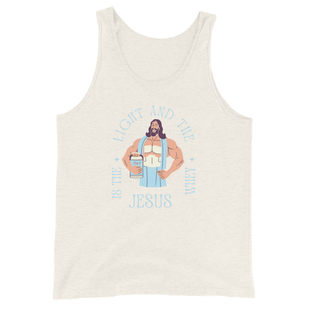 Unisex Tank Top Jesus is the light and the Whey