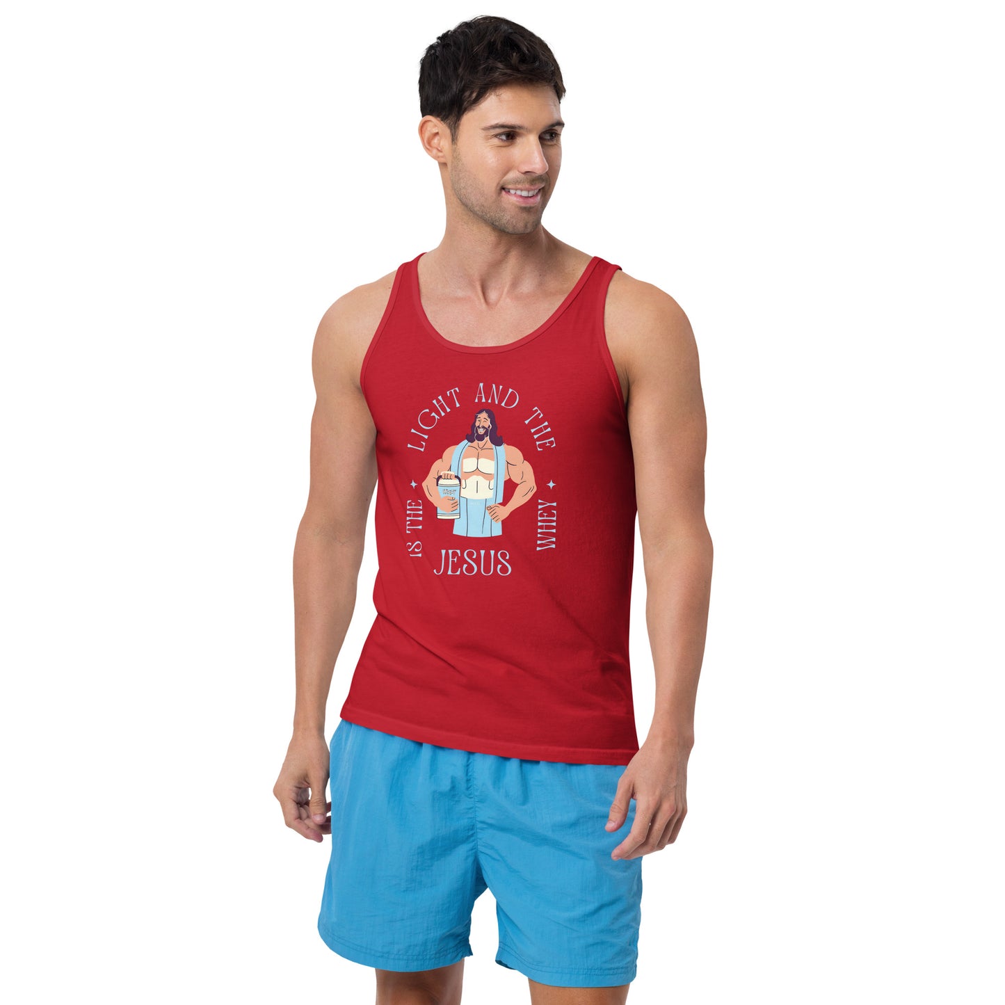 Unisex Tank Top Jesus is the light and the Whey