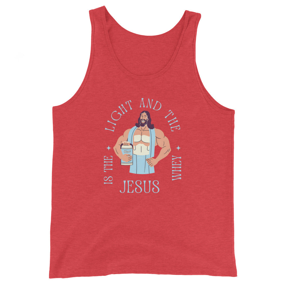 Unisex Tank Top Jesus is the light and the Whey