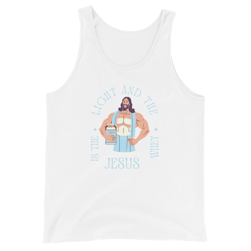 Unisex Tank Top Jesus is the light and the Whey