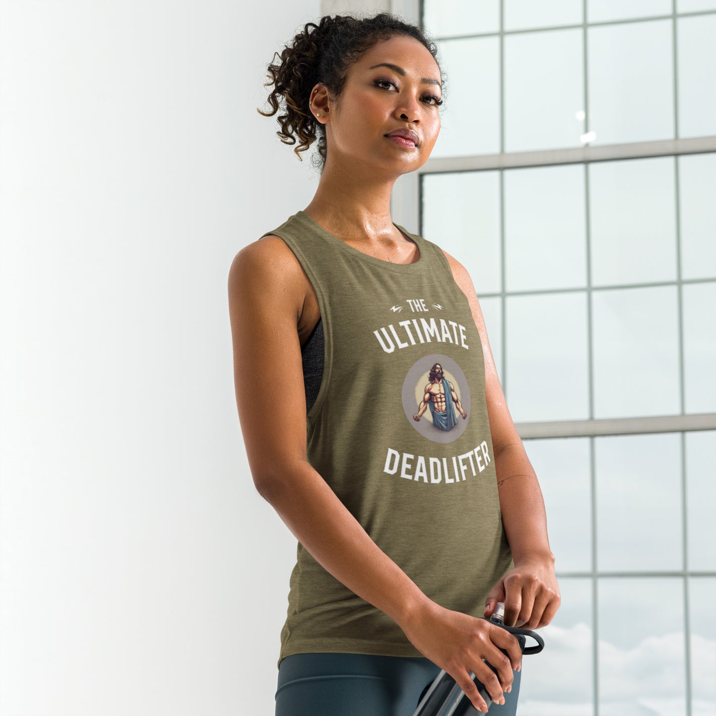 Ultimate deadlifter Ladies’ Muscle Tank