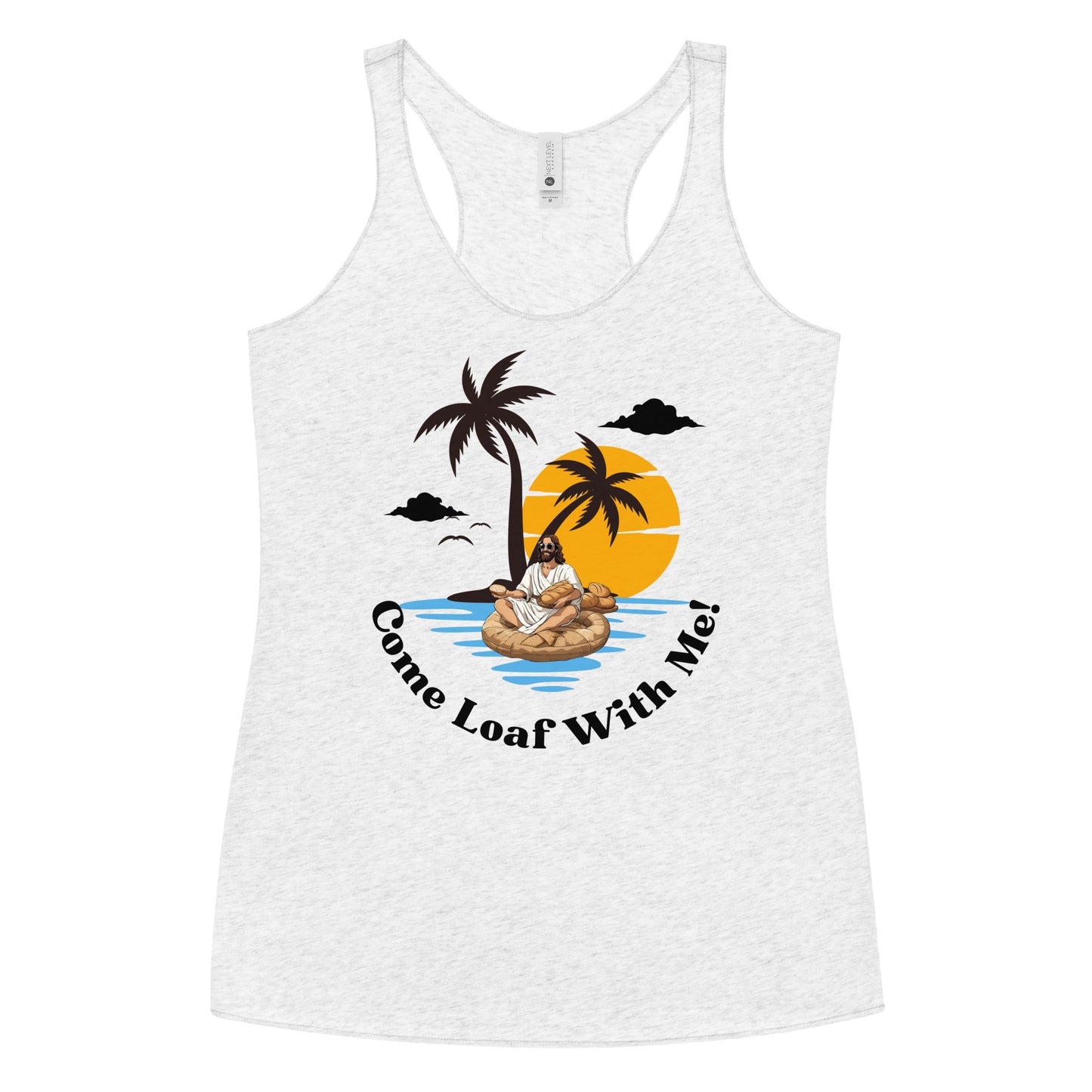 Women's Racerback Tank Come Loaf With Me