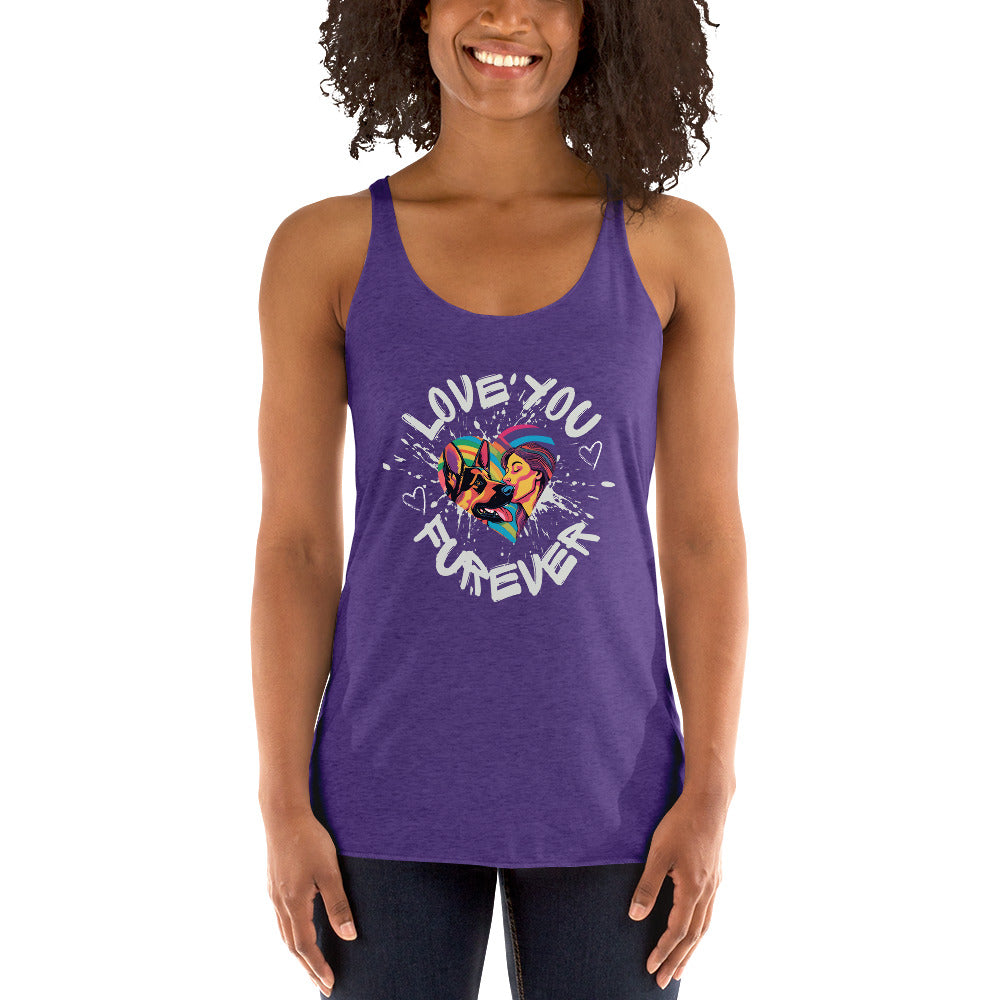 Women's Racerback Tank Furever