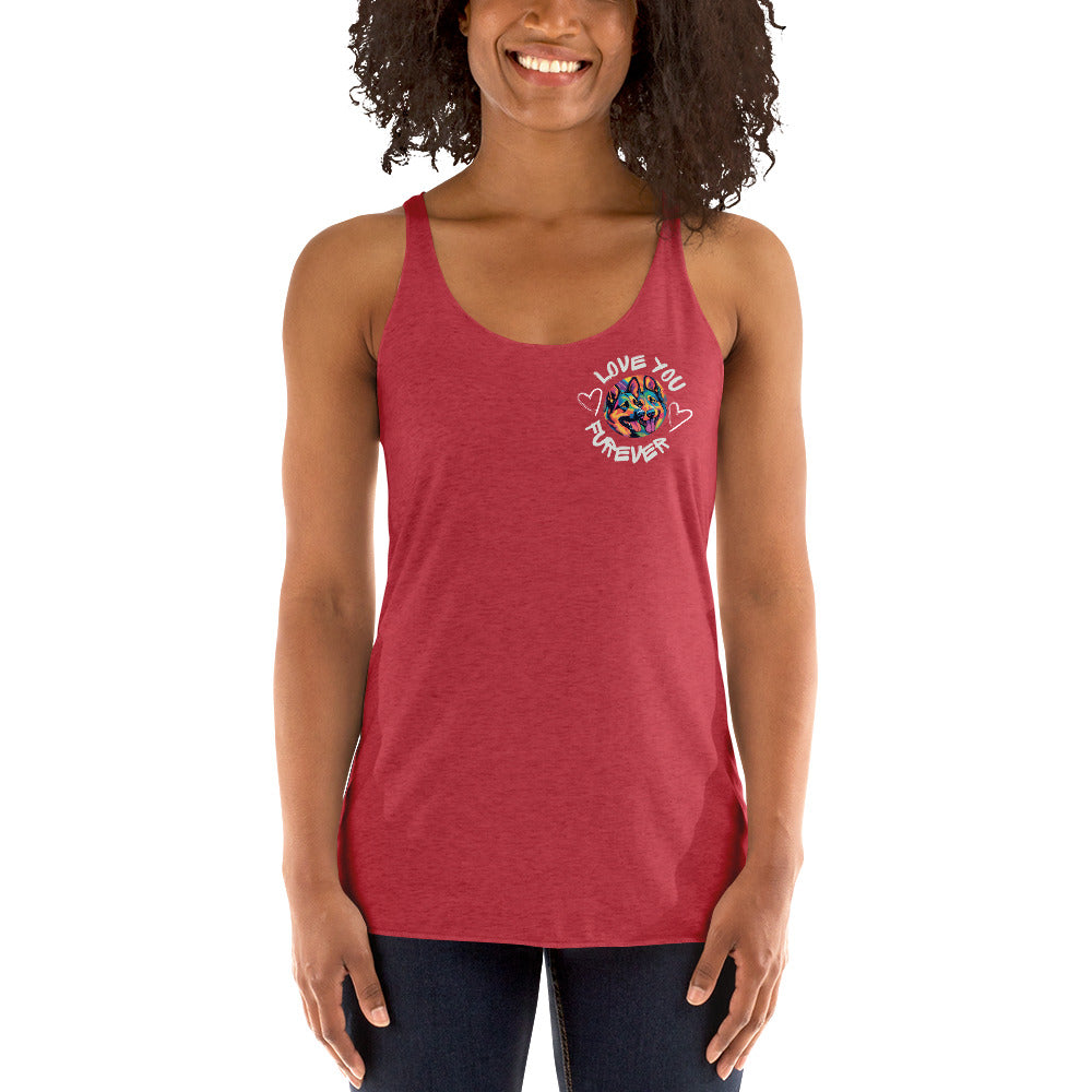 Women's Racerback Tank furever