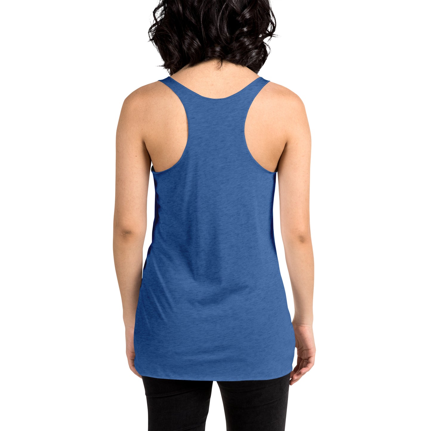 Women's Racerback Tank distracted by dogs