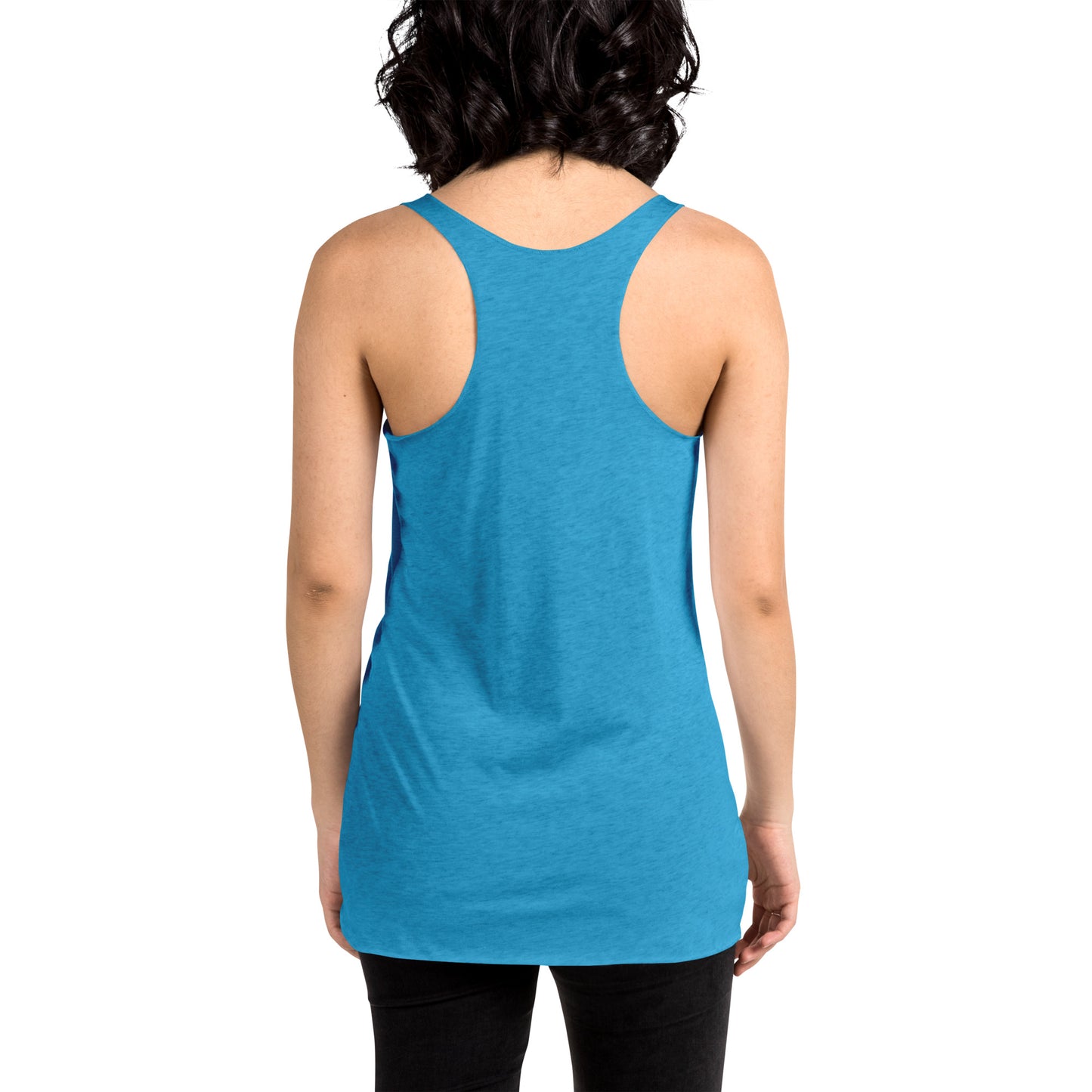 Women's Racerback Tank distracted by dogs